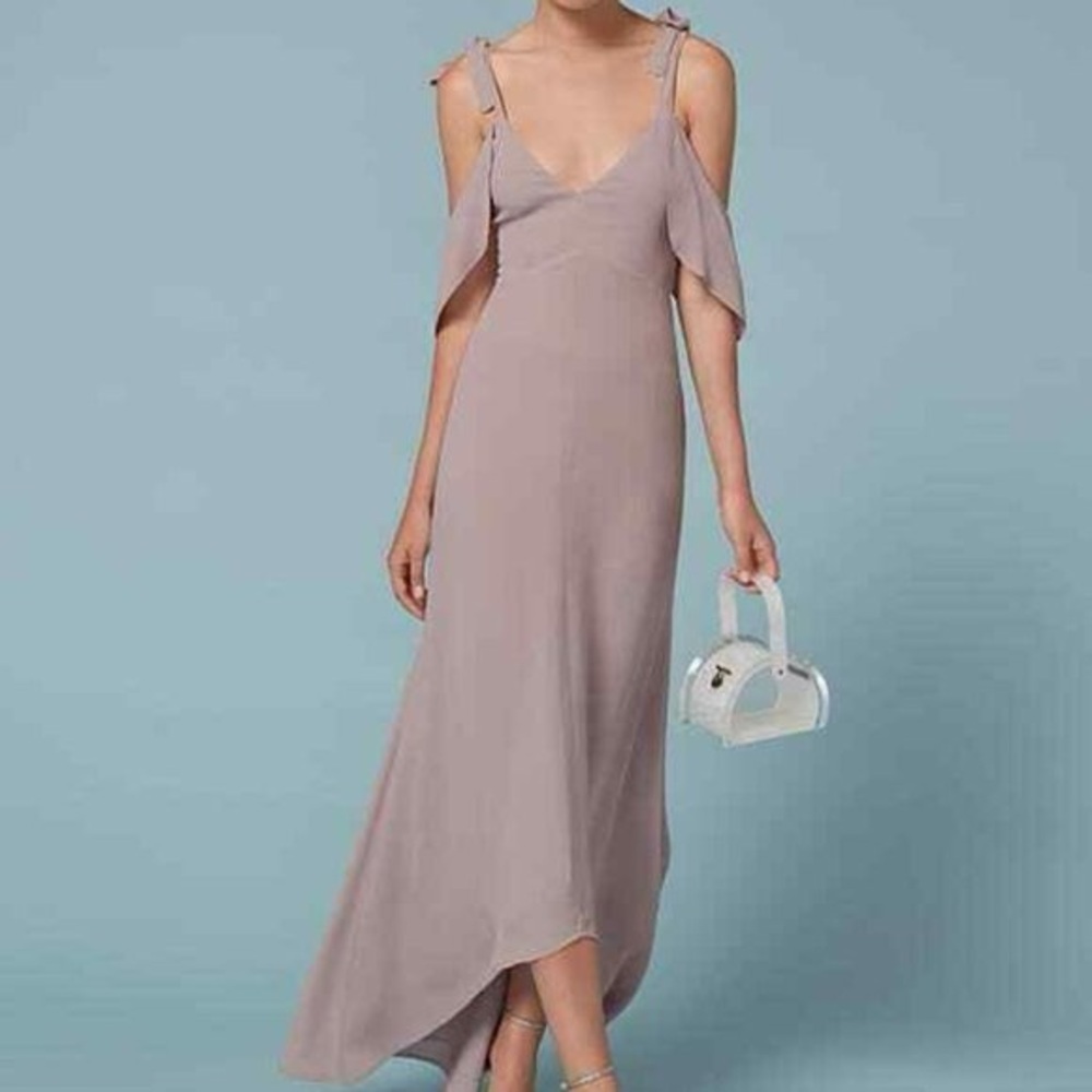 Never worn with tags elegant lilac reformation formal dress